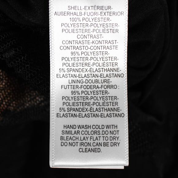 Dress the Population Black Sequin Tulle Midi Dress Women Small Cocktail Holiday - Picture 11 of 11